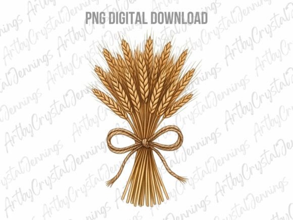 Download Wheat Sheaf Harvest Clipart PNG - Harvest Collection