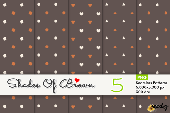 Download Shades of Brown Patterns Set - Brown patterns Collection