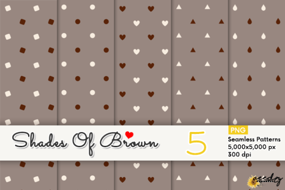 Download Shades of Brown Patterns Set - Brown patterns Collection