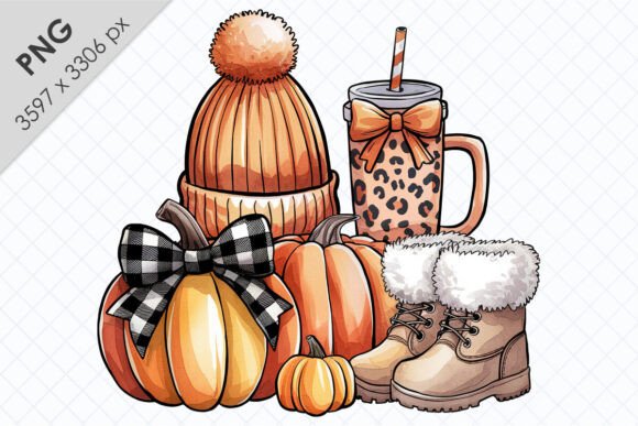 Download Watercolor Autumn Collage PNG Clipart - Premium Resources