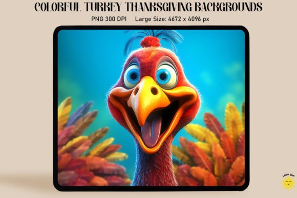Download Colorful Turkey Thanksgiving Backgrounds - Thanksgiving backgrounds Collection