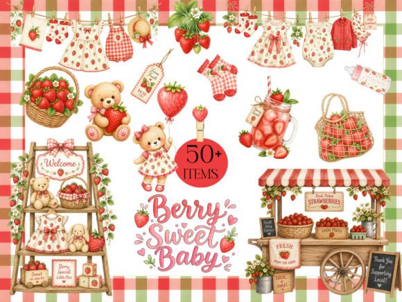 Download Strawberry Sweet Harvest Baby Collection - Harvest Collection